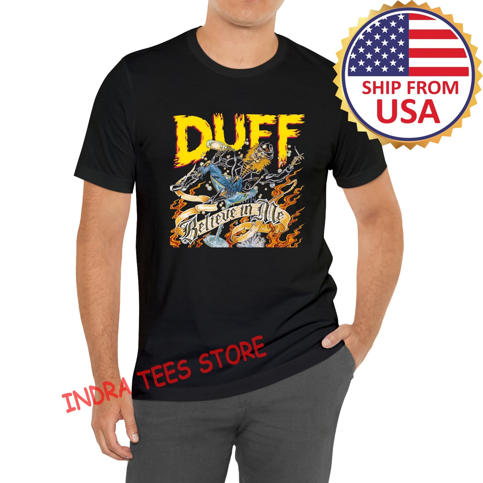 未使用Duff McKagan Belive in me93-64ツアーTシャツ Duff McKagan Believe in Me Men's Black Size S - 5XL | eBay