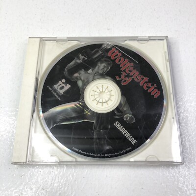 Wolfenstein 3D 1995 PC CD-ROM Software Video Game CD ONLY