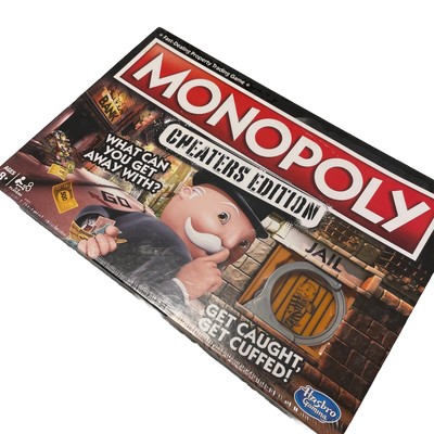 MONOPOLY - Cheaters Edition - Brand New Sealed - Hasbro Parker Games - 2017