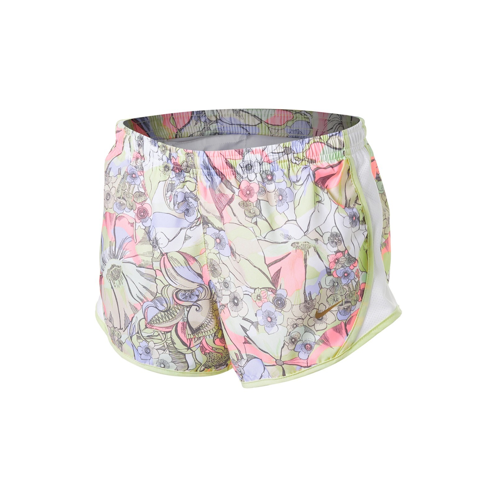 

Шорты для тренинга Nike Dri-Fit Tempo для девочек в цвете Lt. Orewood Brown/White/Coconut, Multicolor, Nike Dri-Fit