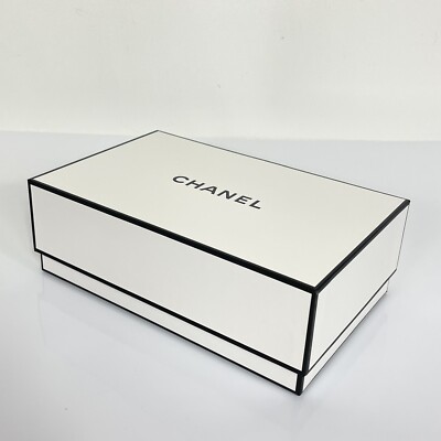 Authentic CHANEL Small/Medium Rectangular Empty Gift Storage Box 8.5''x5.5''x3 