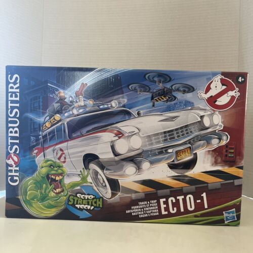 Ghostbusters: Frozen Empire Ecto-1 Ecto Stretch Tech with Slimer Figure New 2024
