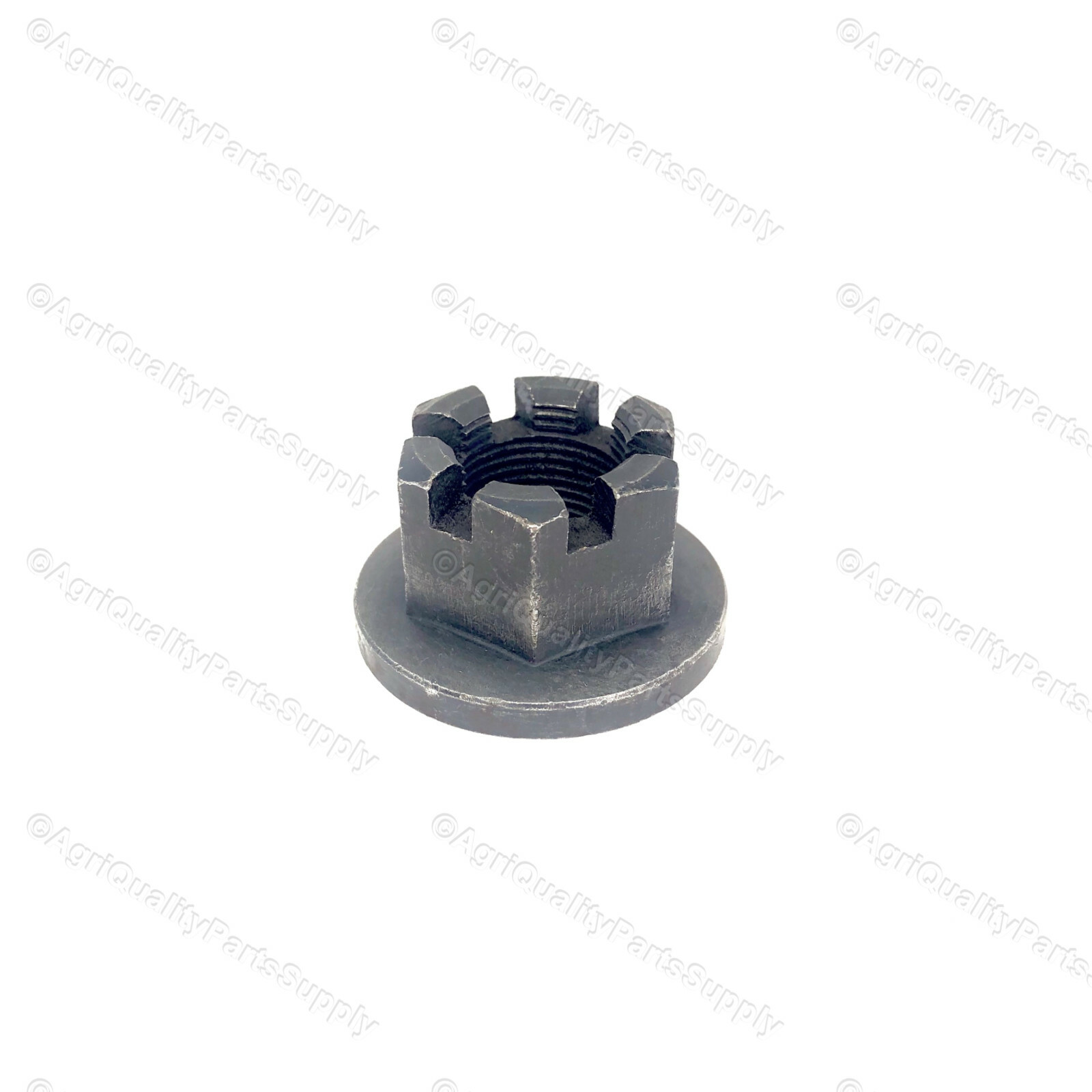 Rotary Cutter Gearbox 1”-14UNS Hex Flange Castle Nut, P/N 11