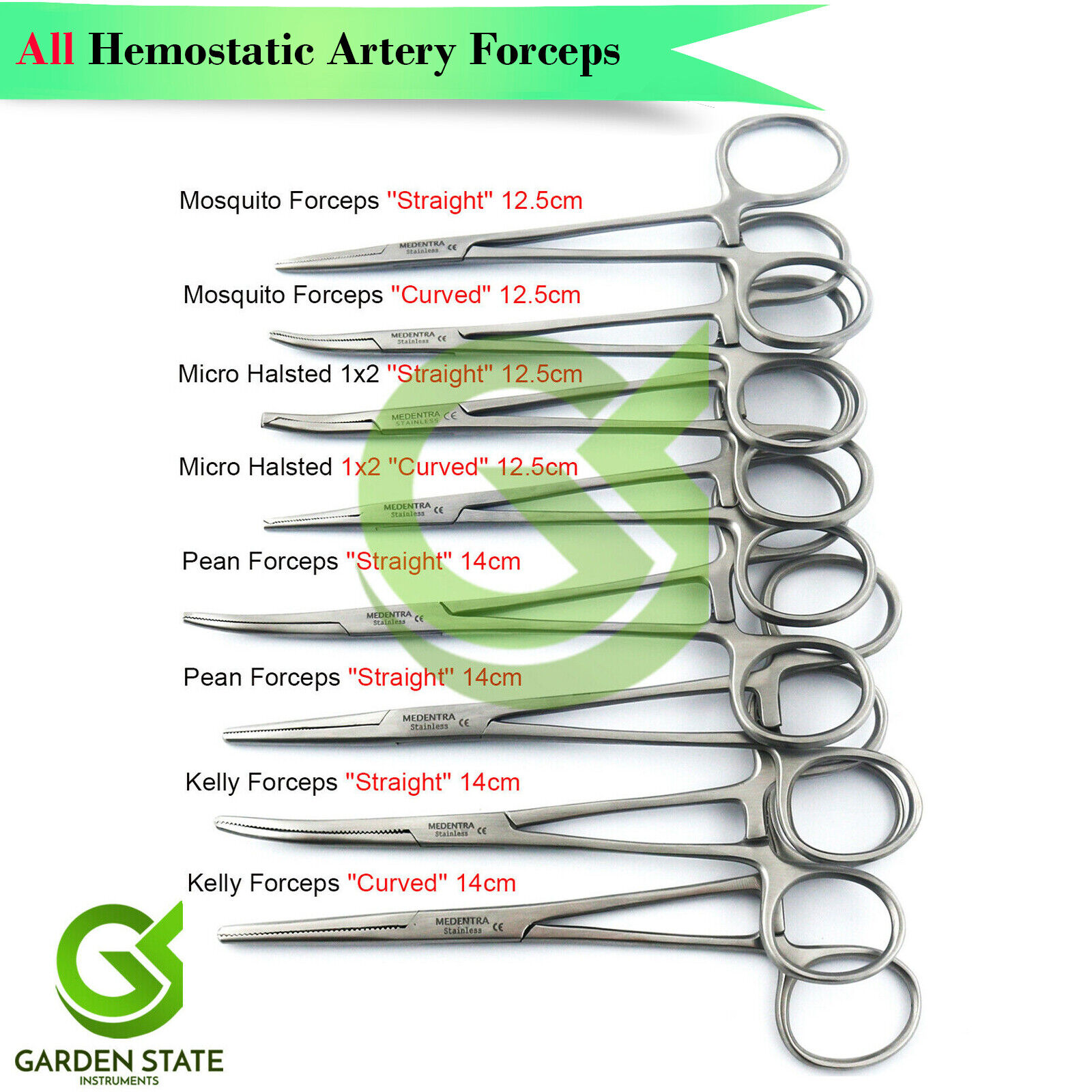 Surgical Hemostatic Artery Halsted Kocher Forceps Mosquito Surgical Hemostatic Artery Halsted Kocher Forceps Mosquito