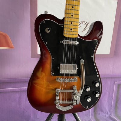 TL Electric Guitar Solid Body Basswood Body Maple Fretboard Chrome Part Vibrato