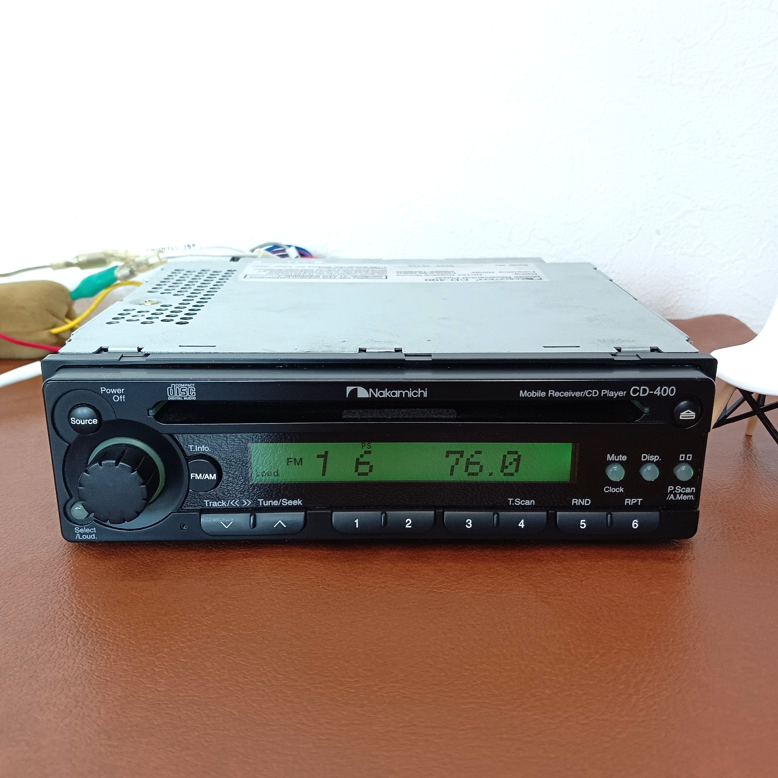 Nakamichi CD-400 CDプレーヤー　kumachu Nakamichi CD-400 Car Audio 1DIN CD Tuner 24-bit D/A Vintage