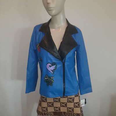 Disney Descendants Girls Jacket Size Large (14) Official Disney Jacket Zip Up