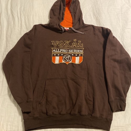 Vintage VOKAL Hoodie Sweatshirt MENS XL Nelly HipHop Y2K
