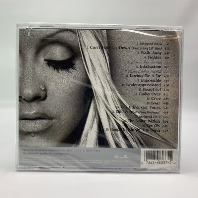 Christina Aguilera CD Stripped 2002 BMG Featuring Lil Kim New Sealed
