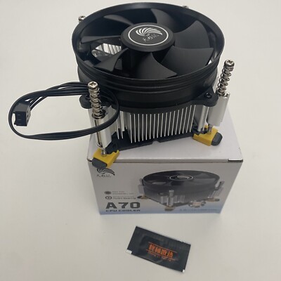 Intel LGA 1150 1151 1155 1156 1200 1700 1366 CPU PC Heatsink Fan Copper Cooler