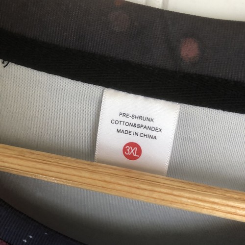 Stranger Things Short Sleeve Shirt Cotton Spandex Pre-Shrunk Size 3XL