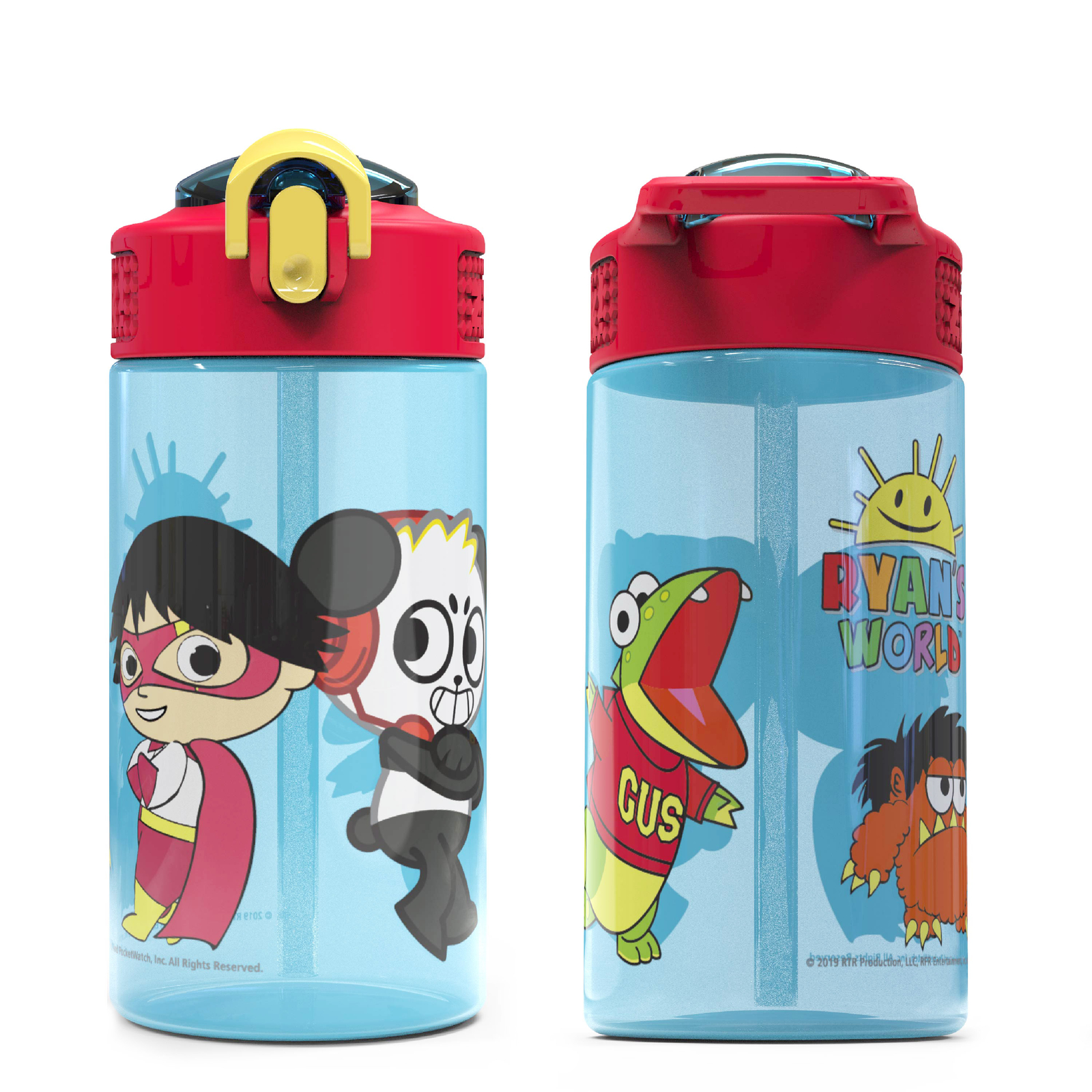 Zak Designs Ryan's World 16 oz Kids' Plastic Water Bottle ...