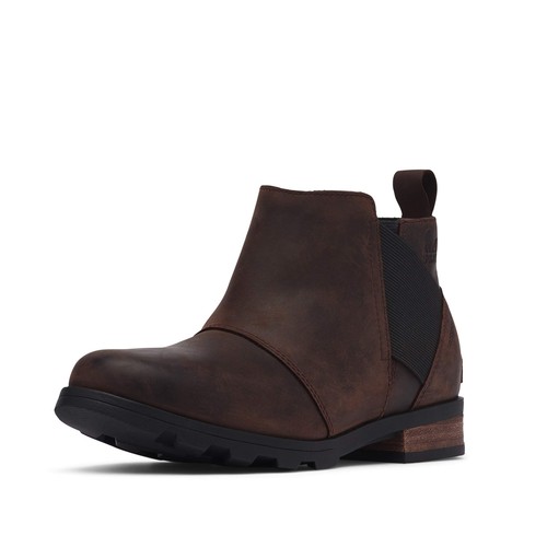 Pre-owned Sorel Women's Emelie Chelsea Boot - Light And Heavy Rain - W Sz_11_cattail