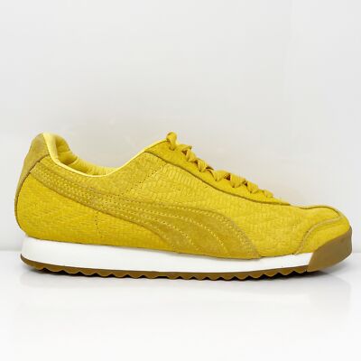 

Puma Womens Roma Embossed 362231 01 Желтая повседневная обувь Кроссовки Размер 7.5, Желтый, Roma Embossed