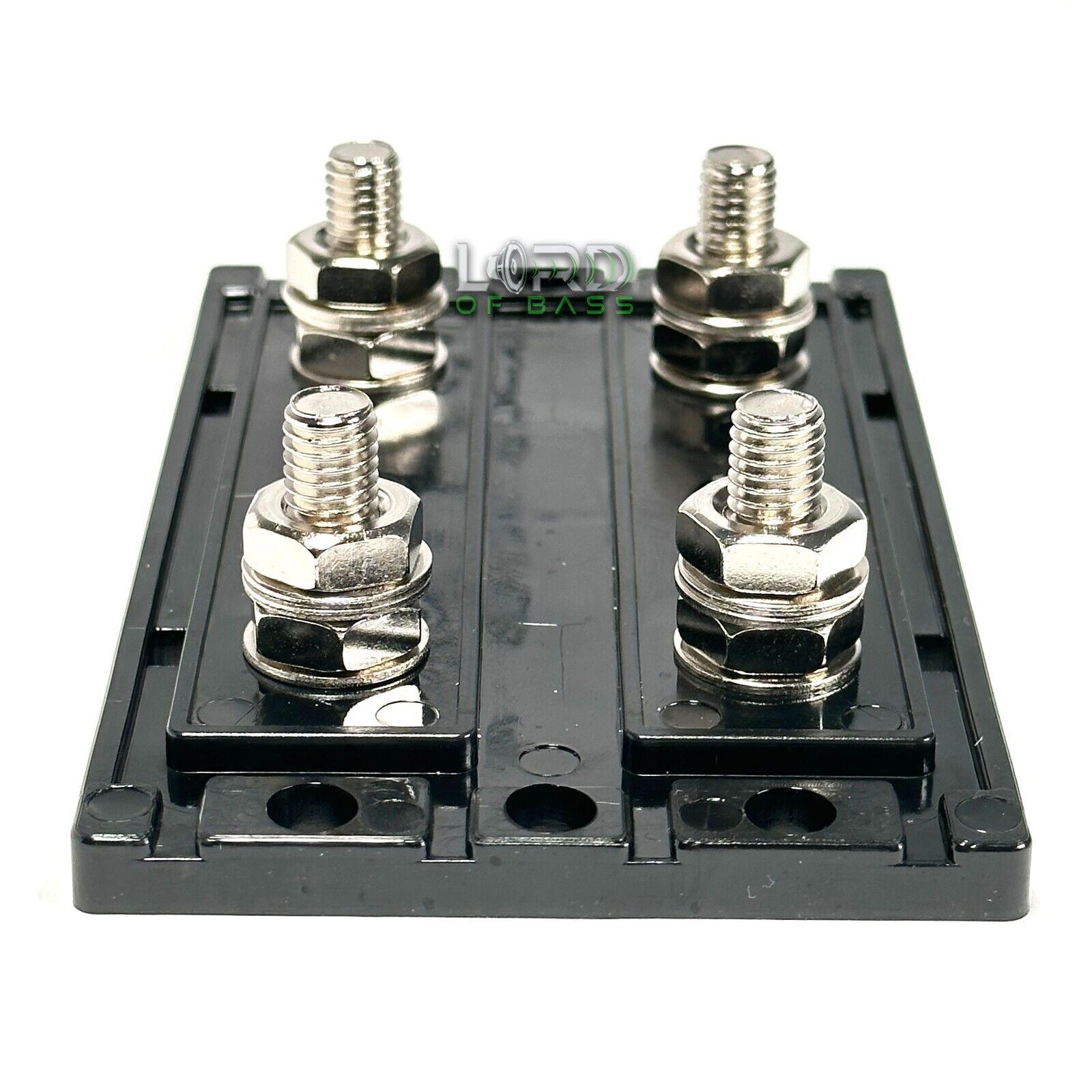 Lord of Bass DUAL ANL Fuse Holder Ring Terminal Style Double 1/0 ga 4 ga