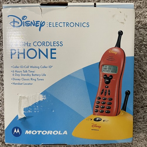Disney - むあ Motorola Disney Classic 53669 2.4 GHz Single Line Cordless
