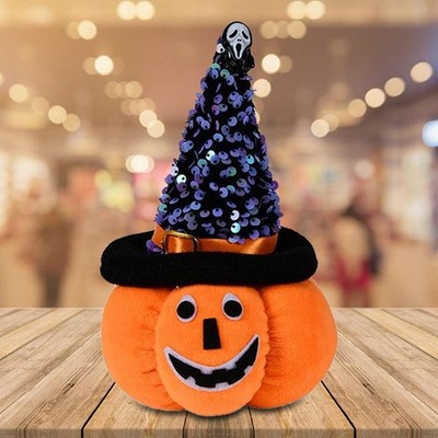Cute Halloween Pumpkin Doll Plush Toy Kids Ornements D'automne pour La
