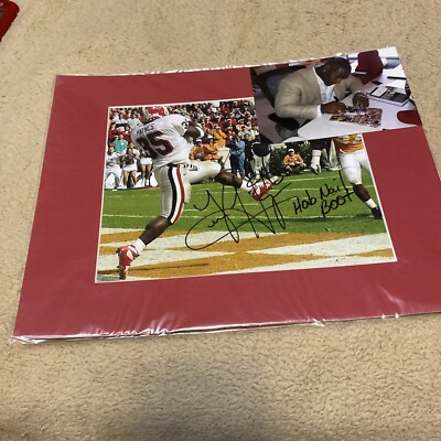 Verron Haynes Signed Photo Gerogia Bulldogs 14x11