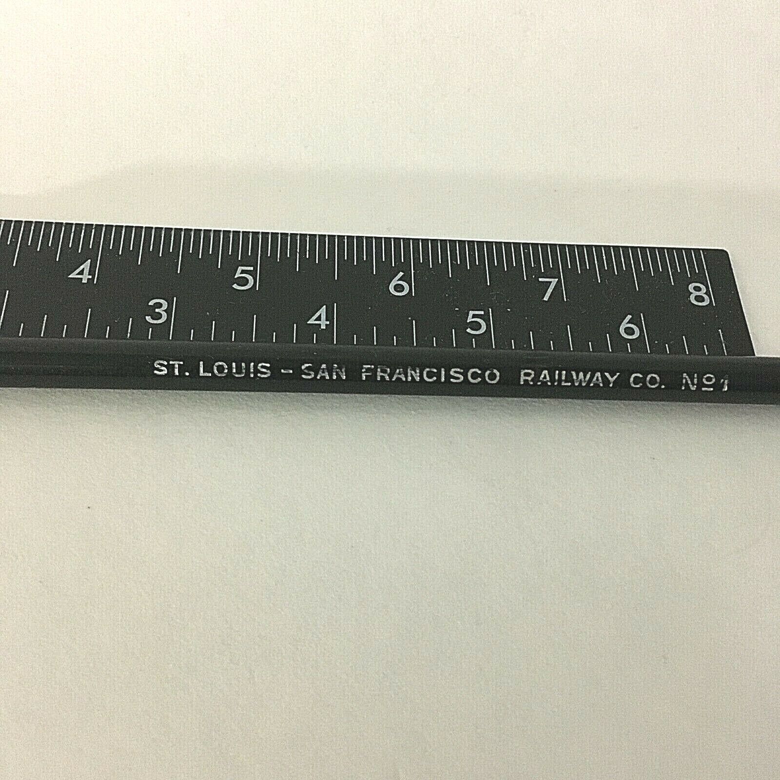 Vintage Wood Pencil St. Louis - San Francisco Railway Co. 