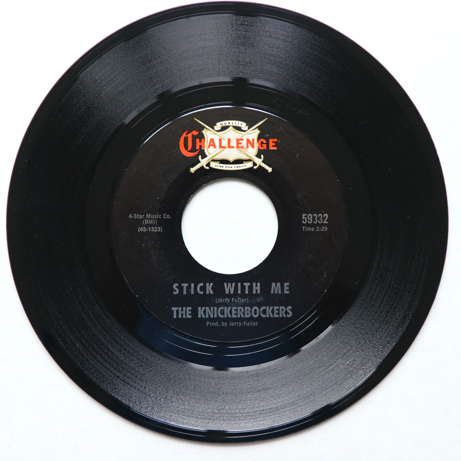 The Knickerbockers – Stick With Me / High On Love - 45 rpm