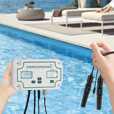 3 in 1 Guardian Monitor pH Temp EC Conductivity Meter Hydroponic Blue Lab WIFI