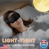 40 Pcs Eye Mask Sleep Masks Bulk Blindfolds for Team Building Party Games with Nose Pad and Adjustable Strap for Women Men 4 Layers Black Blindfold Sleeping Mask