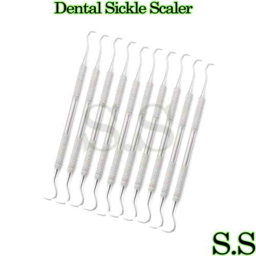 10 Dental Sickle Scaler Anterior Towner Jacquette U15-33 Dental Instrument