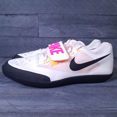 NIKE Zoom Rotational 6 Throwing Discus Shoes Mens 14 White Pink Black