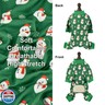 Vehomy 2-Pack Christmas Dog Pajamas Xmas Pet Pjs with Snowman Elk Patterns Christmas Dog Onesie Jumpsuits Jammies Clothes Stretchy Shirts Comfy Outfit Costume Apparel for Small Medium Large Dogs XS