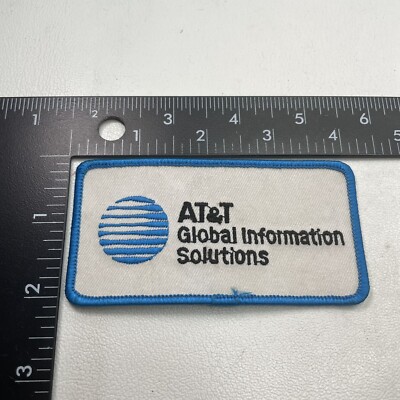 Vtg Telephone Telecommunications AT&T GLOBAL INFORMATION SYSTEMS Patch C24S