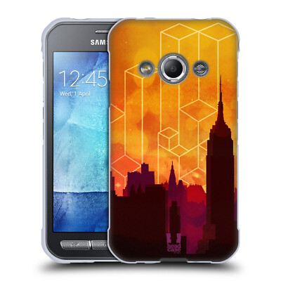 HEAD CASE DESIGNS GEOMETRIC LANDSCAPES SOFT GEL CASE FOR SAMSUNG PHONES 4
