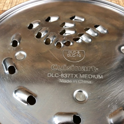 Cuisinart Food Processor Medium Shredding Disc # DLC-837TX For DLC-8 DLC-10