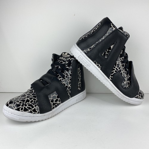 Adidas Originals JS Jeremy Scott Letters Giraffe Black Men
