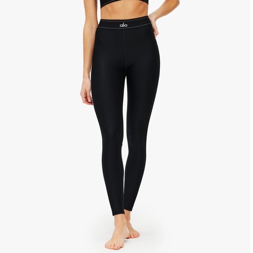 ※ややalo High-Waist Airlift Airlift High-Waist Suit Up Legging - Anthracite/Black | ALO