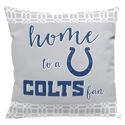 Декоративная наволочка из двух предметов Northwest NFL Indianapolis Colts Sweet Home Fan, 18x18