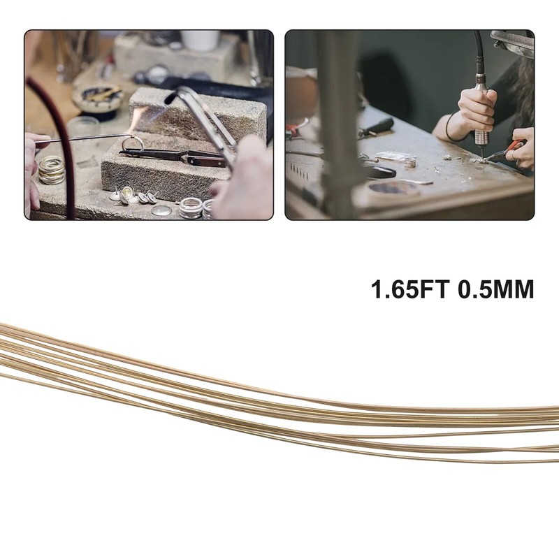 1.64ft Silber Schweißen Stäbe Gold Löten Draht Lötstangen/Für-Schmuck Reparatur.