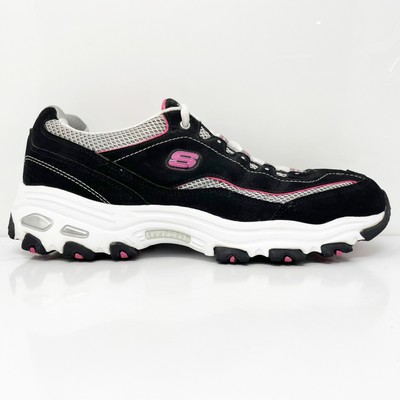 

Skechers Womens D Lites 11617 Черная повседневная обувь Кроссовки Размер 11, Черный, D Lites