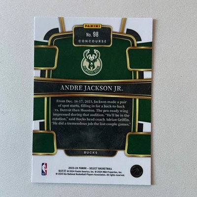 2023 Panini Select #98 Andre Jackson Jr. RC