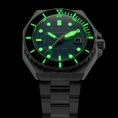 Pre-owned Spinnaker Dumas Stainless Steel 44mm Japanese Automatic Wristwatch