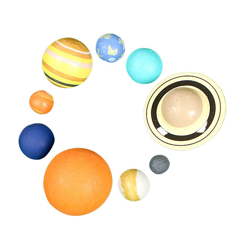 1 Set Solar System Planet Balls Toy Kids Astronomy Science M