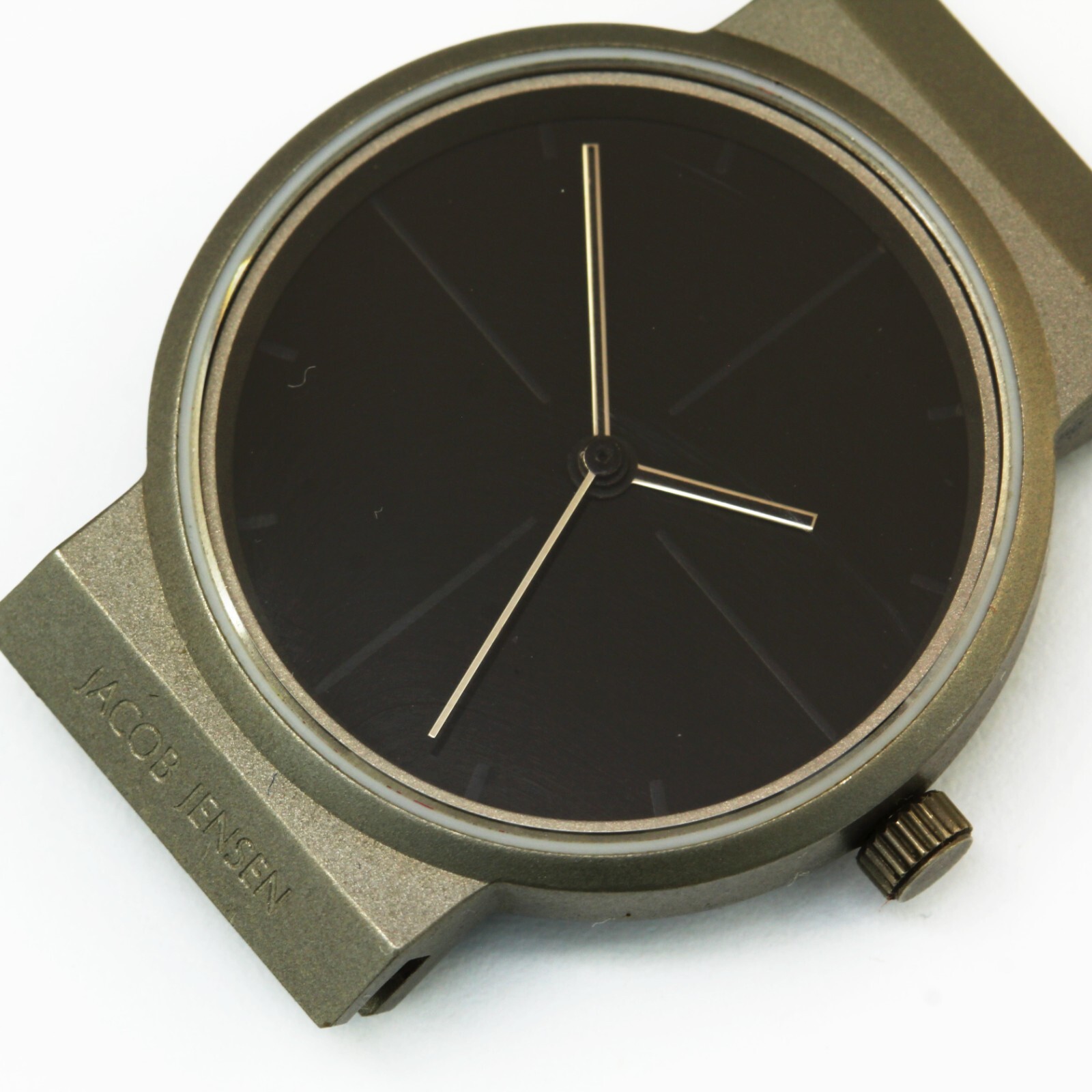 Jacob Jensen titanium unisex Denmark wristwatch Swiss made ETA