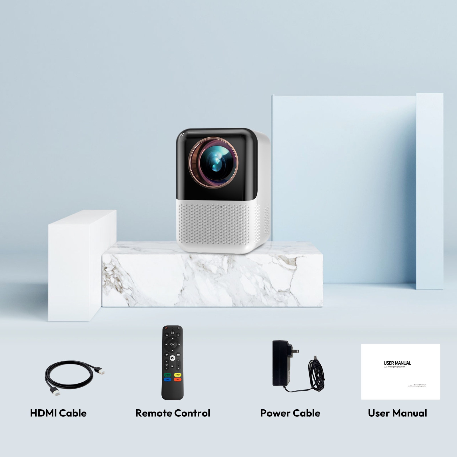 4K Android Projector 9000 Lumen 1080P 3D LED 5G WiFi Video Home Theater Cinema