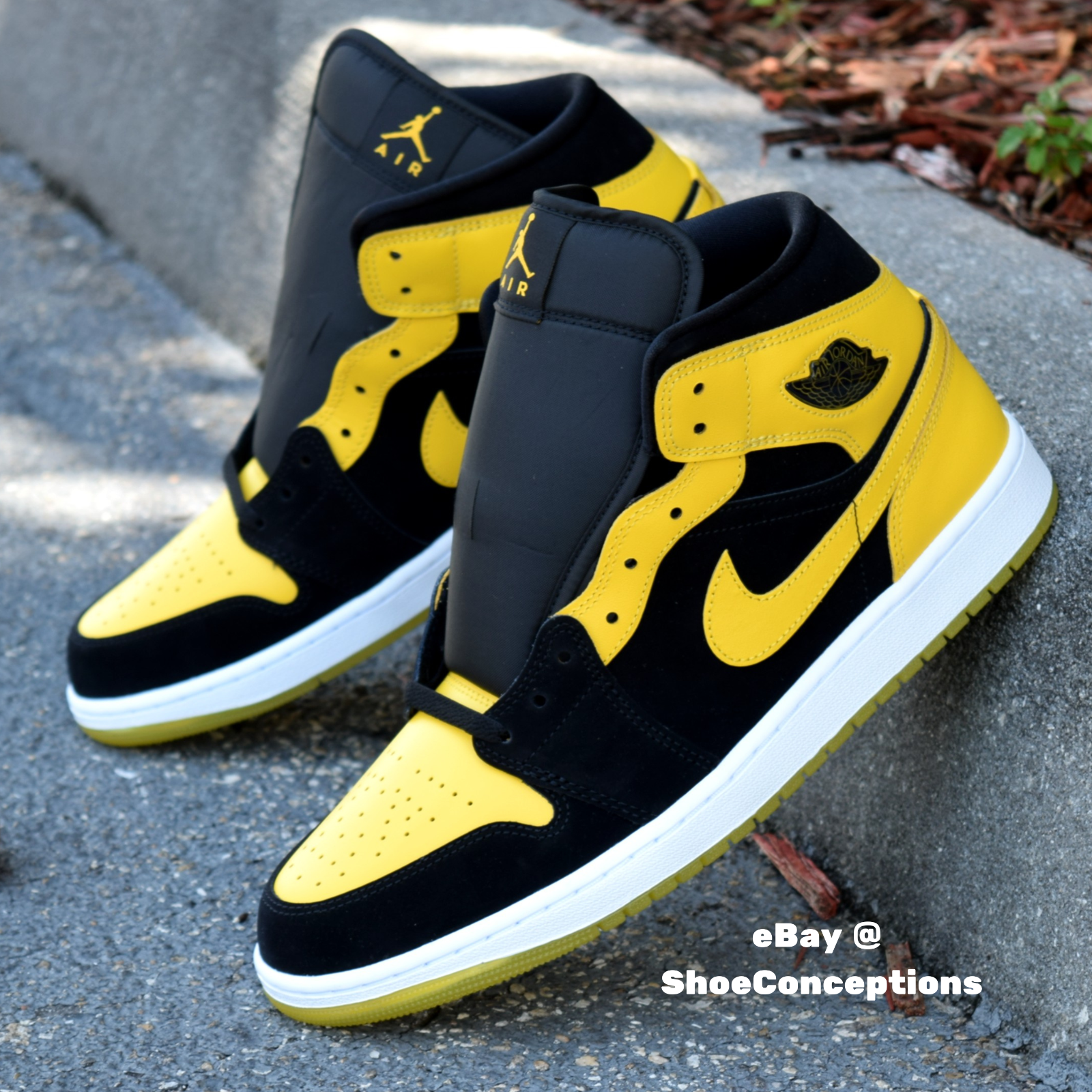 AIR JORDAN 1 LOW 27cmナイキスニーカー イエローブラック エア ジョーダン 1 ナイキ エアジョーダン ロー NIKE AIR JORDAN