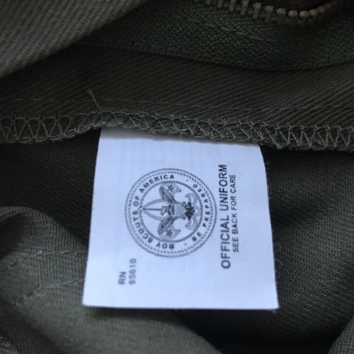 Official Boy Scout Of America Green Pant - Size Men’s 36”x32”