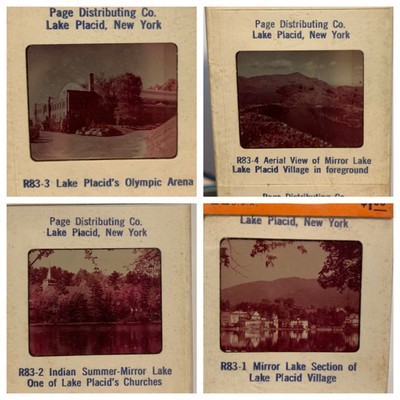 Vintage Unopened Lake Placid Slides Olympic Arena Old Cars Whiteface Mountain
