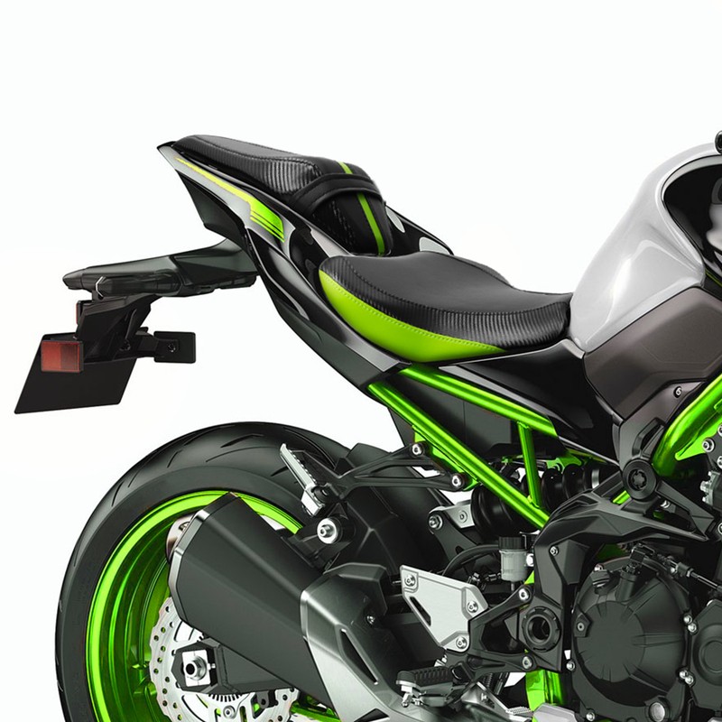 Black Green Rider Driver & Passenger Seats Fits For Kawasaki
