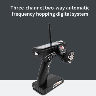 Flysky FS-GT3B 3CH 2.4G RC LCD Radio Control Transmitter w/FS-GR3E Receiver W6H3