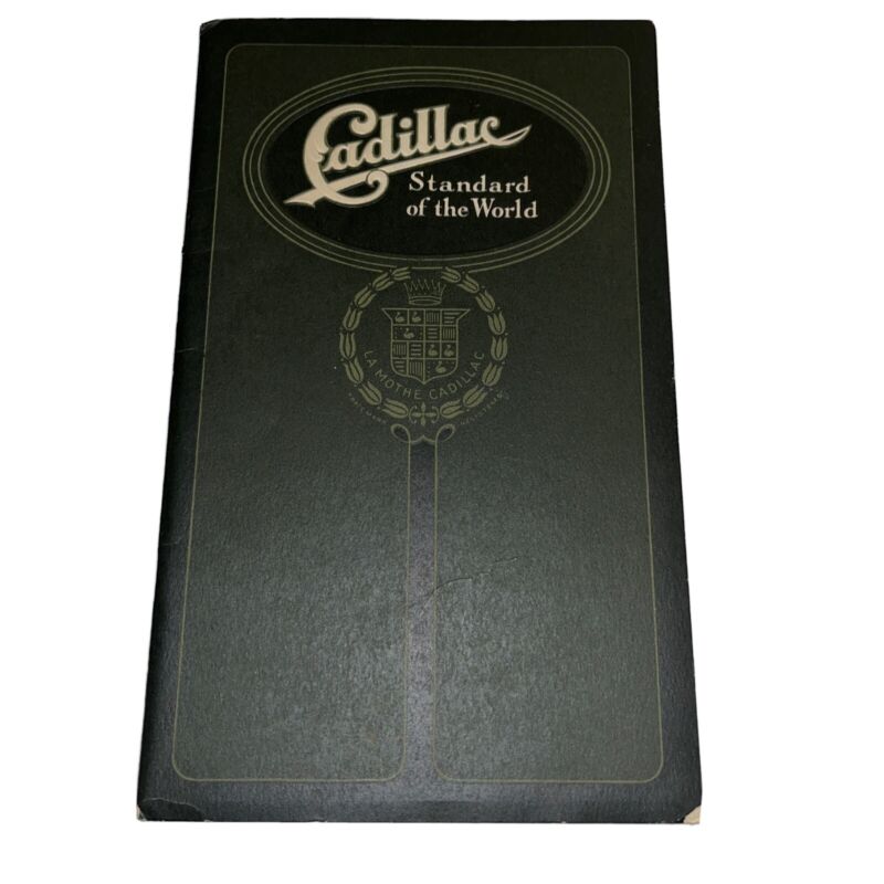 1914 Cadillac Sales Brochure Automobile Book Cadillac Motor Car Co