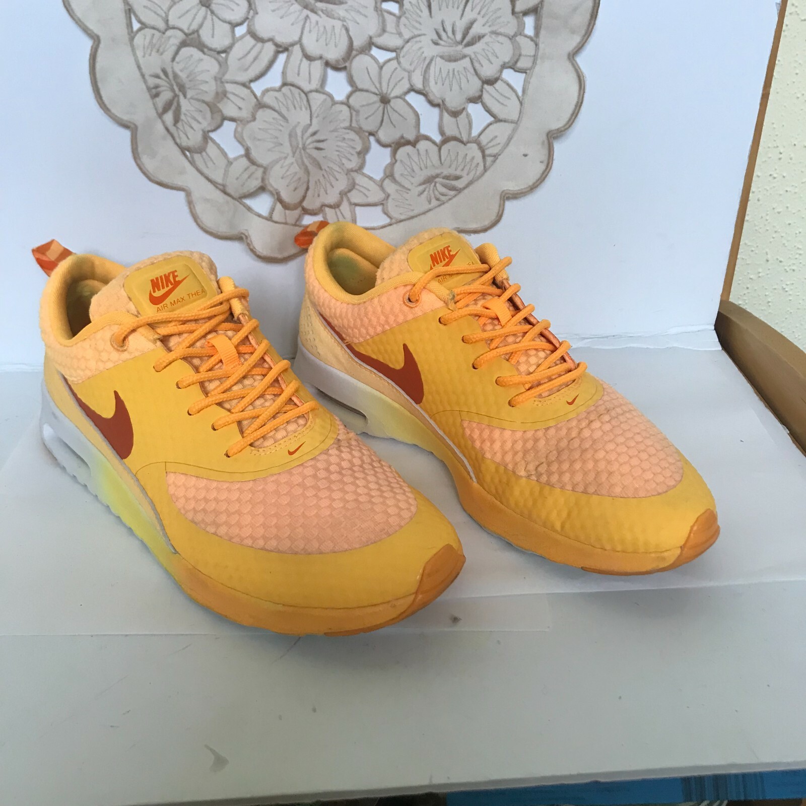 Nike Women's Air Max Thea, Bright Orange | eBay UK