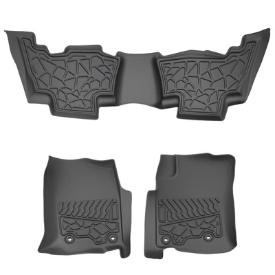 Car Floor Mats Set for Toyota 4Runner 2013-2024 Lexus GX460 14-23 Waterproof